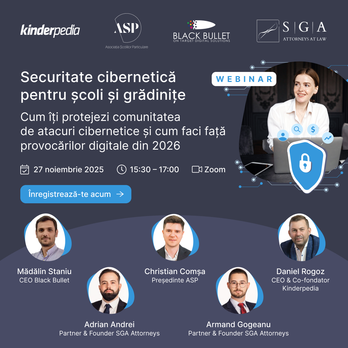 webinar securitate cibernetica pentru scoli si gradinite